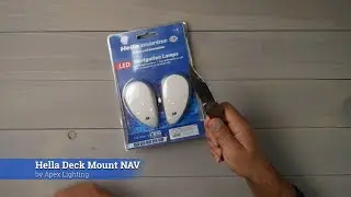 Hella 2NM Deck Mount LED Navigation Lamp Kit - by Apex Lighting