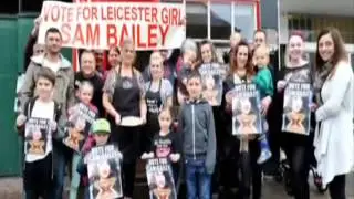 X Factor: Sam Bailey's family back in Leicester