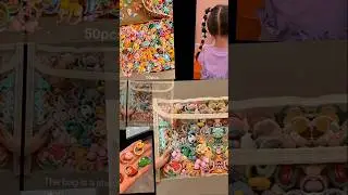 50pcs Cute Cartoon Rubber Hair Ties for Girls | Colorful Elastic Bands for Everyday Wear