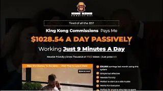 King Kong Commissions Review 🔥 A Legit or Scam Platform?