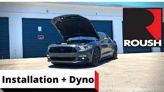 Roush Intake Install+ Dyno Results!| Mustang Gt