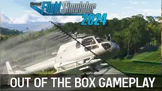 New Gameplay | H125 | Free Flight |  Microsoft flight Simulator 2024