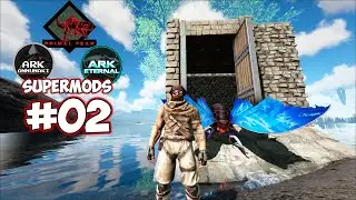 CONSEGUIMOS DOMAR OS MELHORES DINOS PRA INICIAR!! ep.02 - ARK SUPER MODS HARDCORE