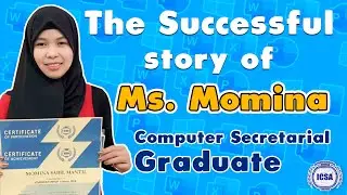 Ms. Momina Sabil Mantil's Inspiring Success Story | Journey of a Computer Secretarial Student 🎓✨