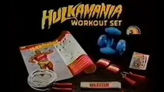 WWF Deluxe Hulkamania Workout Set by LJN Toys TV Commercial Ft. 