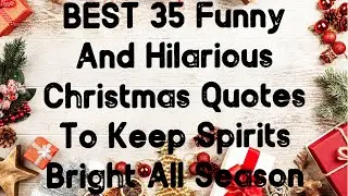 BEST 35 Funny And Hilarious Christmas Quotes To Keep Spirits Bright All Season