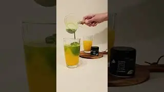 Matcha con Zumo de Naranja 🍊💚