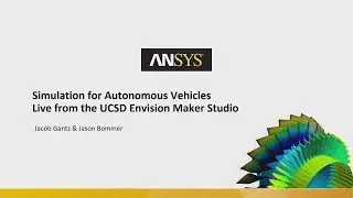 ANSYS Back-to-School: Autonomous Vehicles Design with Simulation