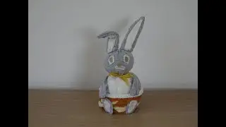 DIY: Handmade Easter bunny / Easy to make cute fluffy rabbit soft toy / Своими руками: зайчик