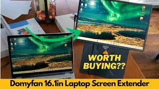 Domyfan 16 1in Laptop Screen Extender, 360&deg; Rotating Detachable Stand, VESA Support, Worth Buying?