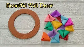 BEAUTIFUL WALL HANGING FROM PAPER 💖📜📜 #paperwallcraft #diy #homemadepapercraft 
