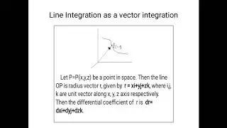 line integral as the vector integration