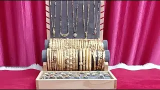 Sunita Bangles is live! Special arrivals of gram gold jewellery live at 3 PM book now on 8780500130