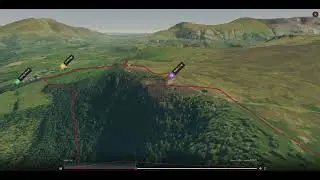 Walla Crag, Central Lake District - 3D fly-through