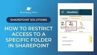 How to restrict access to a specific folder in SharePoint Online