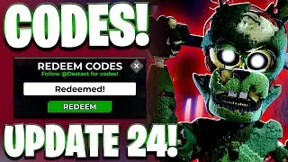 *💫ОБНОВЛЕНИЕ 24* НОВЫЕ, ВСЕ РАБОЧИЕ КОДЫ ОБНОВЛЕНИЯ 24 ДЛЯ ANIMATRONIC NIGHTS! КОДЫ ROBLOX ANIMAT...