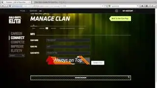 Set Cod Elite Clan Title at any level