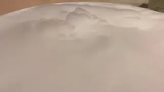 pouring boiling water onto dry ice in the name of science