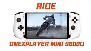 ONEXPLAYER mini Ryzen 7 5800U white version game test: RIDE