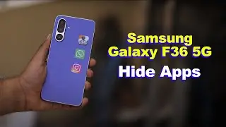 Samsung Galaxy F36 5G Hide Apps Settings