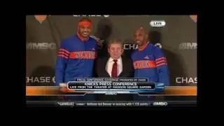 Carmelo Anthony & Chauncey Billups Full NY Knicks Press Conference