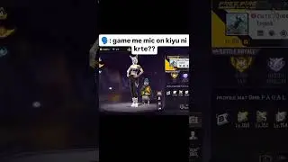 game me mic on kiyu ni krte mom reaction 💀 #freefire #mom