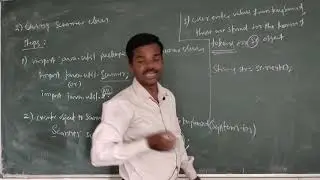 Reading input using scanner class