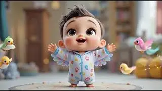 Roar Like a Lion 🦁 | Fun Animal Action Song for Kids | Cute 3D Cartoon Baby Dance