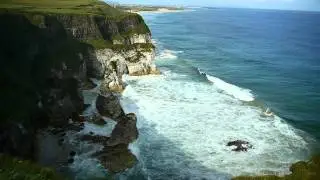 North Antrim coast - watching the waves