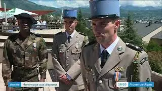 Hommages aux blessés de guerre du 4e Chasseurs