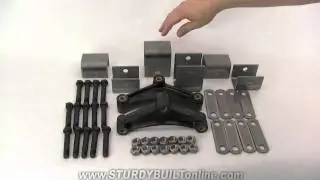 Trailer Tandem Axle Spring Hanger Kit