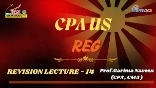 Task Academy Pune | Best CA & International | Online & Offline Classes |CPA REG REVISION LEC-14
