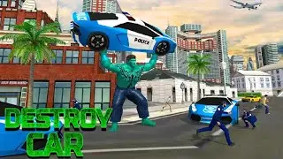 Incredible monster superhero city battle new android game level 4 , 5 , 6