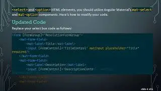 Resolving the Angular Material Error: mat-form-field must contain a MatFormFieldControl