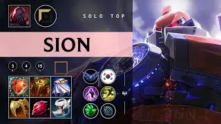 Sion Top vs Malphite - KR Diamond Patch 26.01