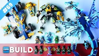 LEGO Speed Build! NINJAGO Lloyd's Hydro Mech + Water Dragon + Ninja Sub Speeder | Beat Build