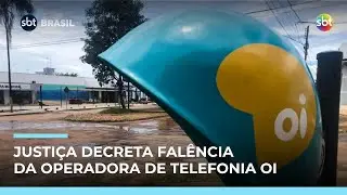 Justi&ccedil;a do RJ decreta fal&ecirc;ncia da operadora de telefonia Oi por d&iacute;vida de R$ 15 bilh&otilde;es | #SBTBrasil
