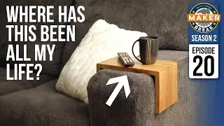 How to Make a Sofa Tray! Weekend DIY Project