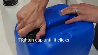 Tamper Evident Jerry Can for camping, caravanning, boating, water storage