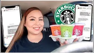 DMing INSTANT INFLUENCER CAST To Pick My STARBUCKS Drinks