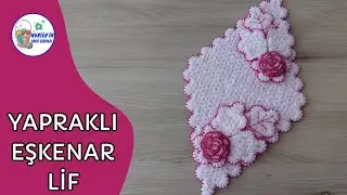 Yapraklı Eşkenar Takım Lif Modeli Yapılışı | takım lif modelleri,lif örnekleri