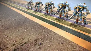 SPACE MARINES Beach Landing vs 4,000,000 TYRANIDS Swarm - Ultimate Epic Battle Simulator 2 | UEBS 2