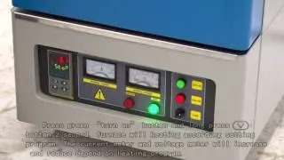 1700 degree heat treatment sintering muffle furnace operation process