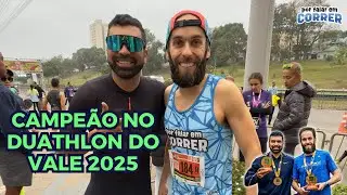 CAMPE&Atilde;O do revezamento no DUATHLON DO VALE 2025 - Primeira Etapa
