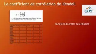 STAT #19 - La corrélation de Spearman et la corrélation de Kendall