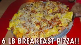 DELICIOUS 6LB BREAKFAST PIZZA CHALLENGE IN WISCONSIN!!