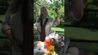How to wet felt a dryer ball