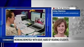 Working remotely with deaf and hard of hearing students