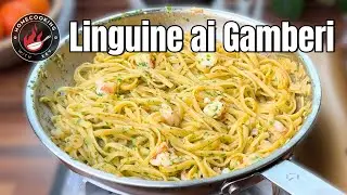 Linguine ai Gamberi 🇮🇹 | Neapolitan Shrimp Pasta (Easy)