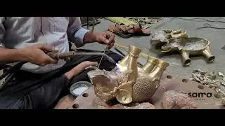 🐘 Brass Hathi Making | Indian Artisans | Traditional Indian Craftsmanship